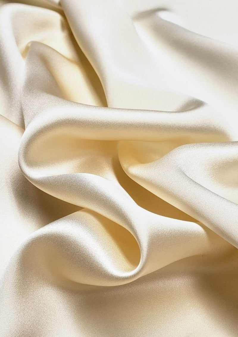 Ivory Silk Satin