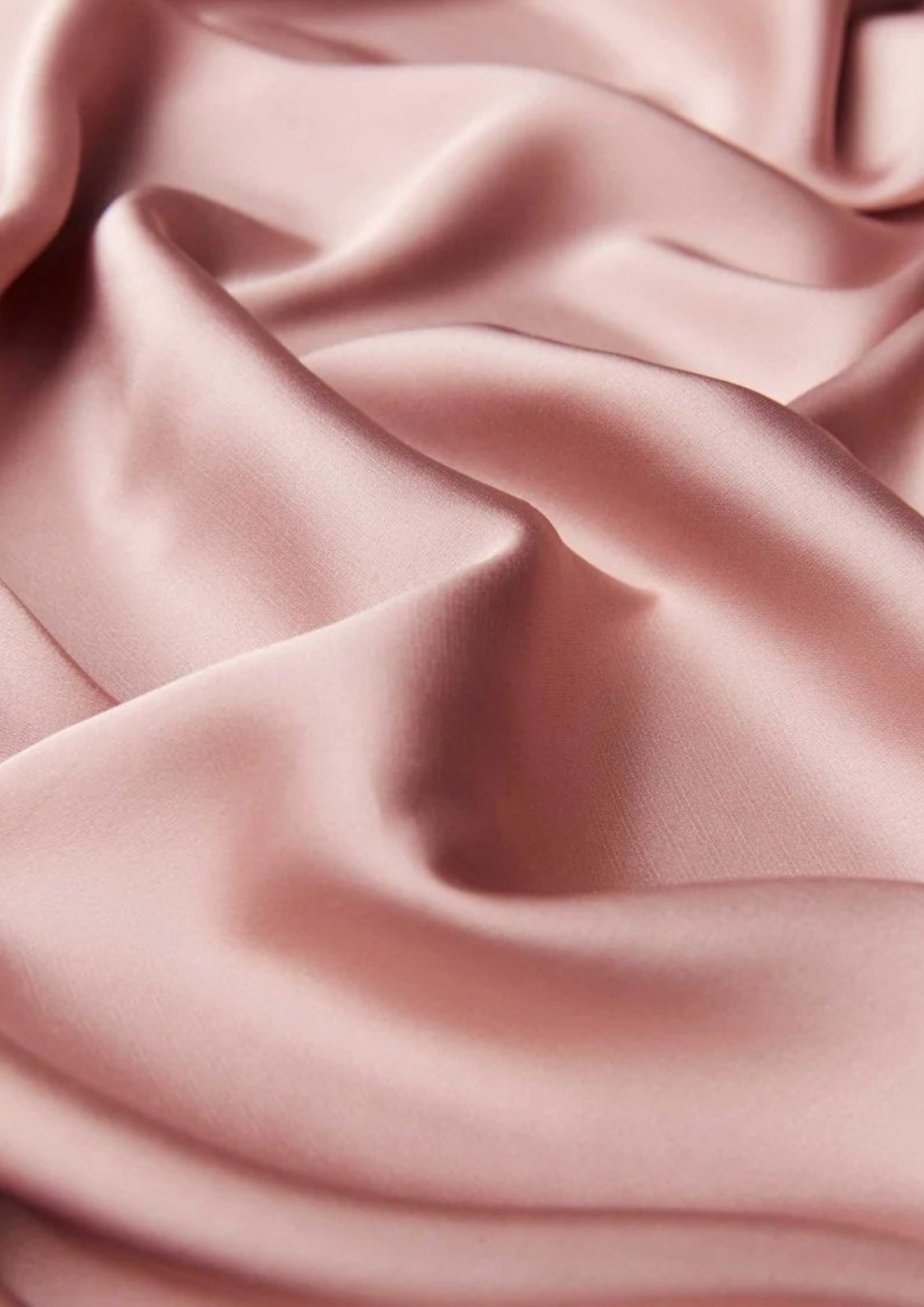 Dusty Rose Silk Satin