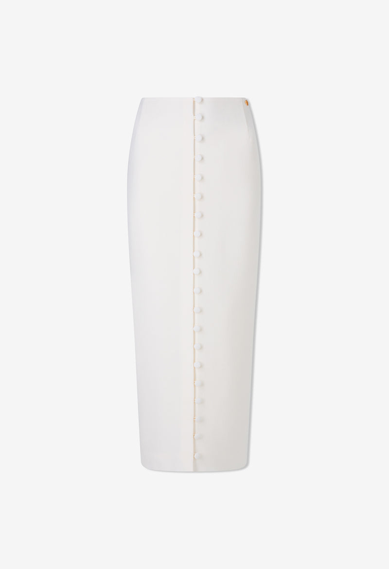 Clara Skirt In Virgin Wool Crepe