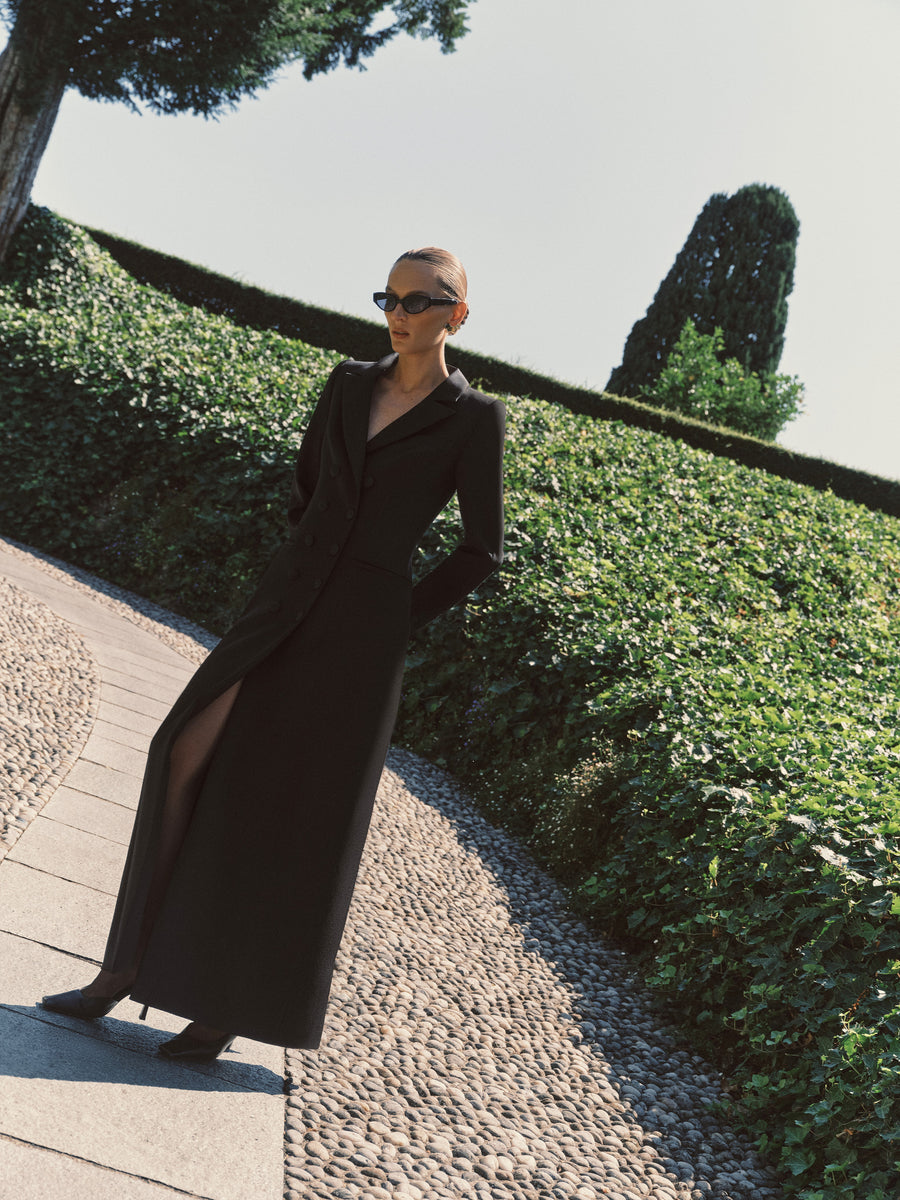 Angelina Tuxedo Dress