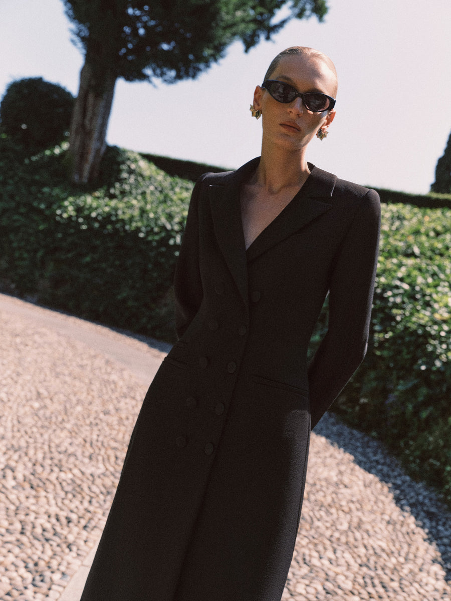 Angelina Tuxedo Dress