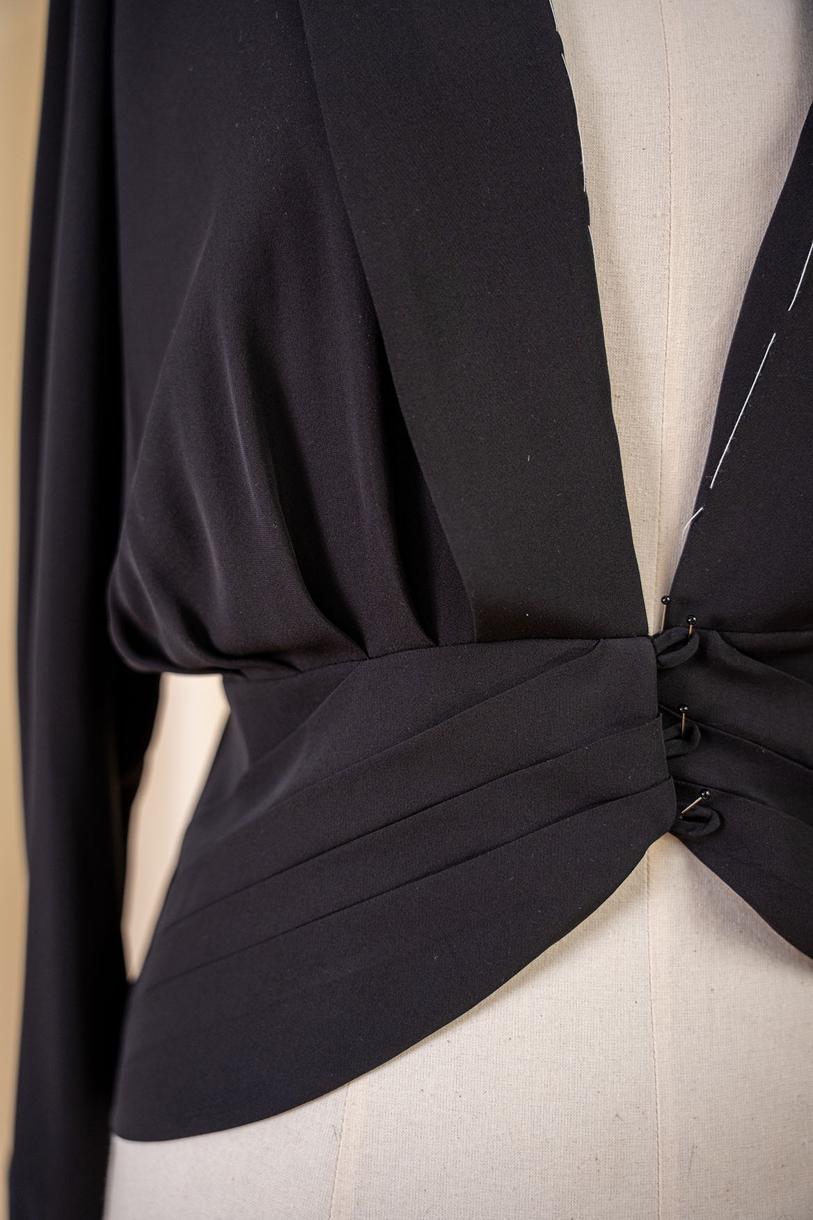 Sylvie Blouse in Silk Georgette