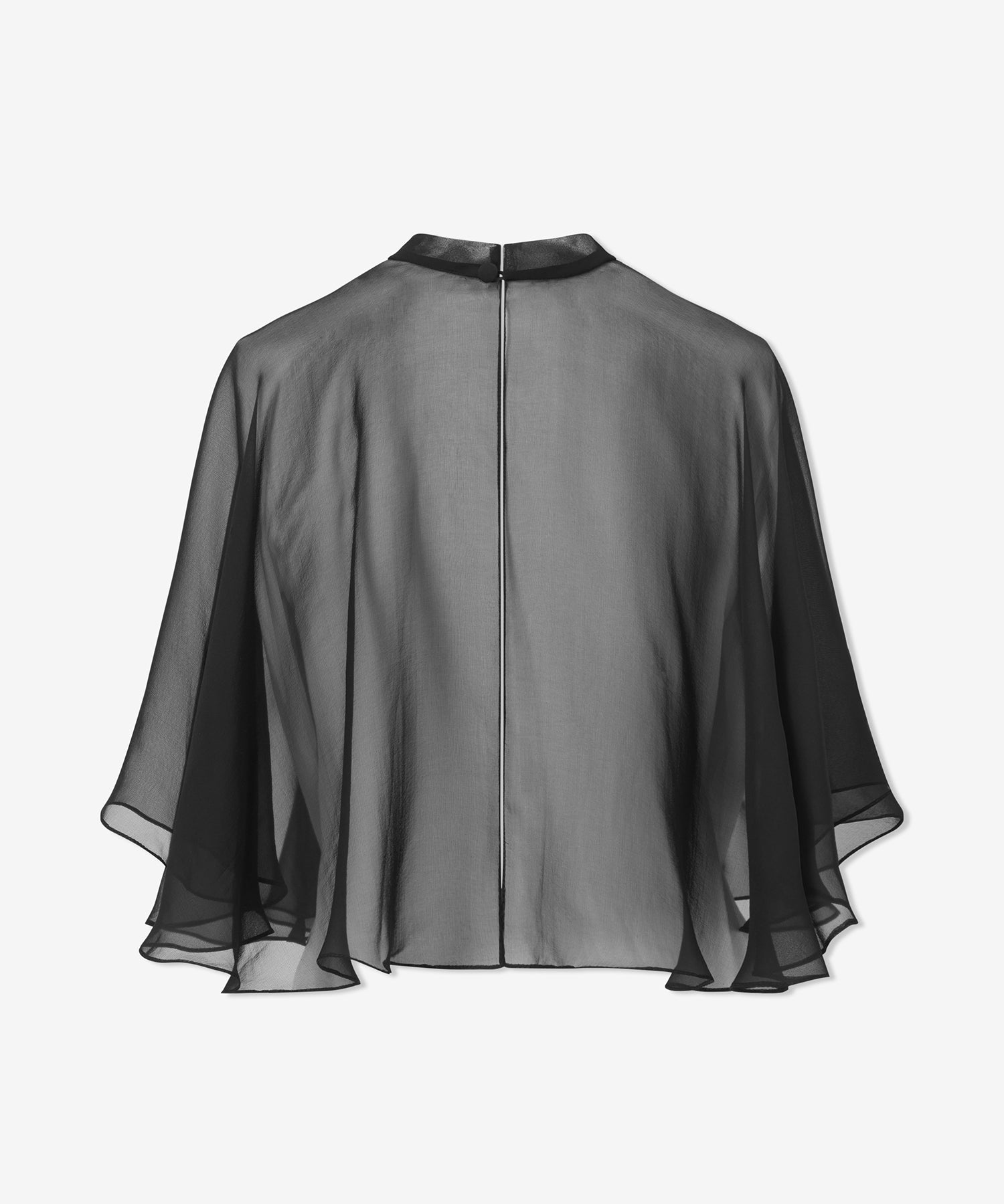 Fabiana Cape In Silk Chiffon