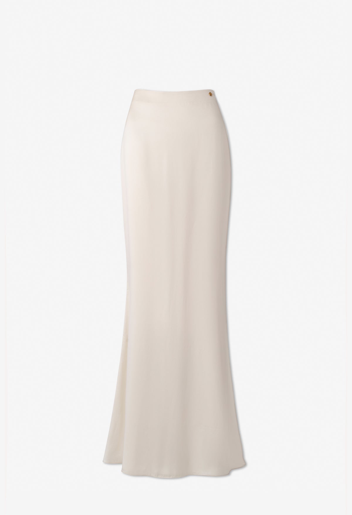 Giulia Skirt in Pearl Silk Satin