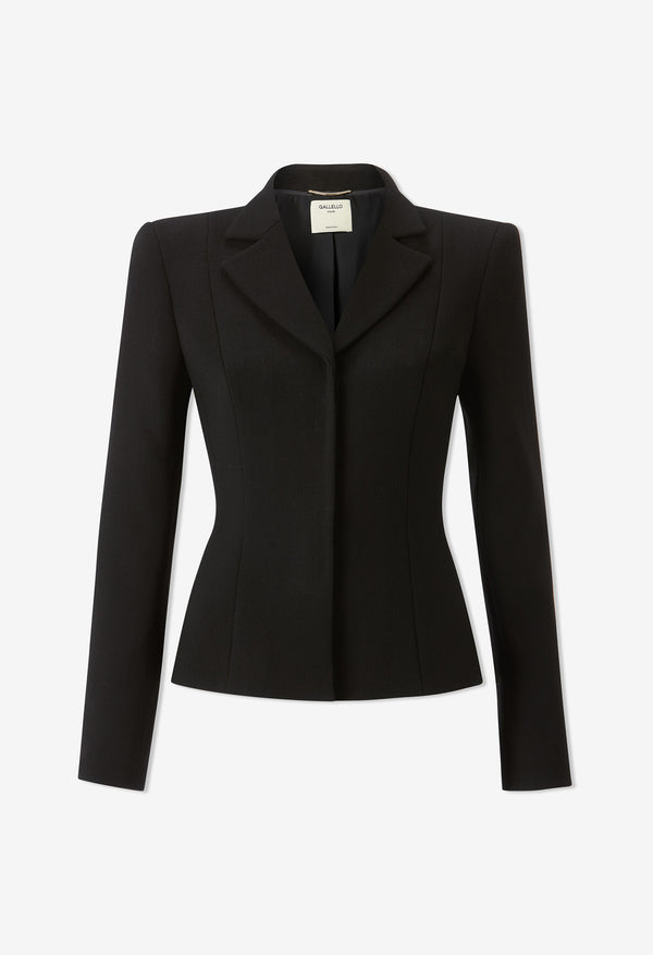 Isabella Jacket in Virgin Wool crepe