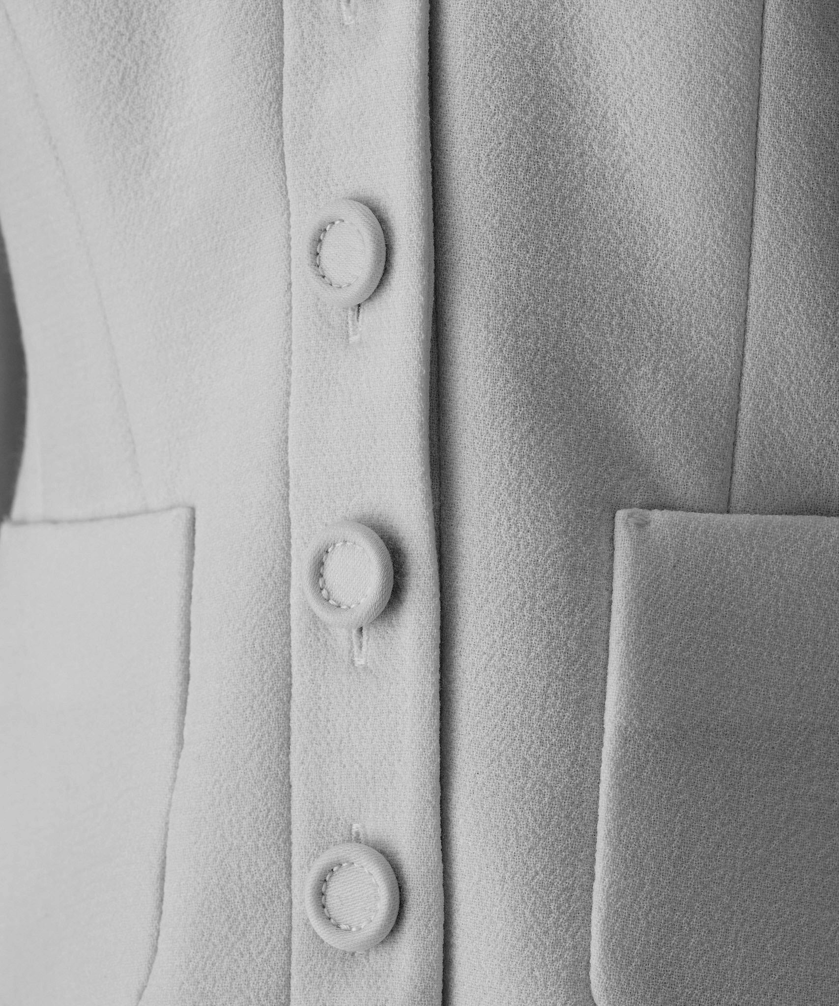 The Sofia Jacket in Virgin Wool Crepe