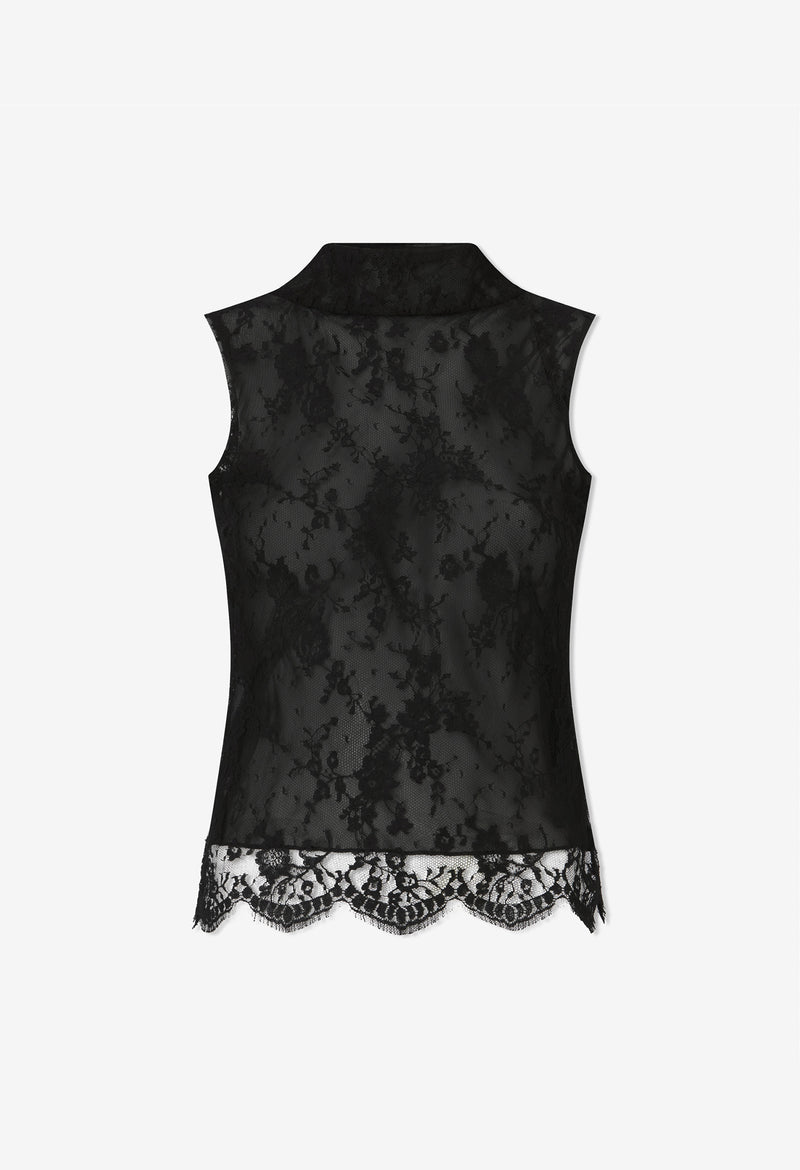 Vittoria Vest In French Lace