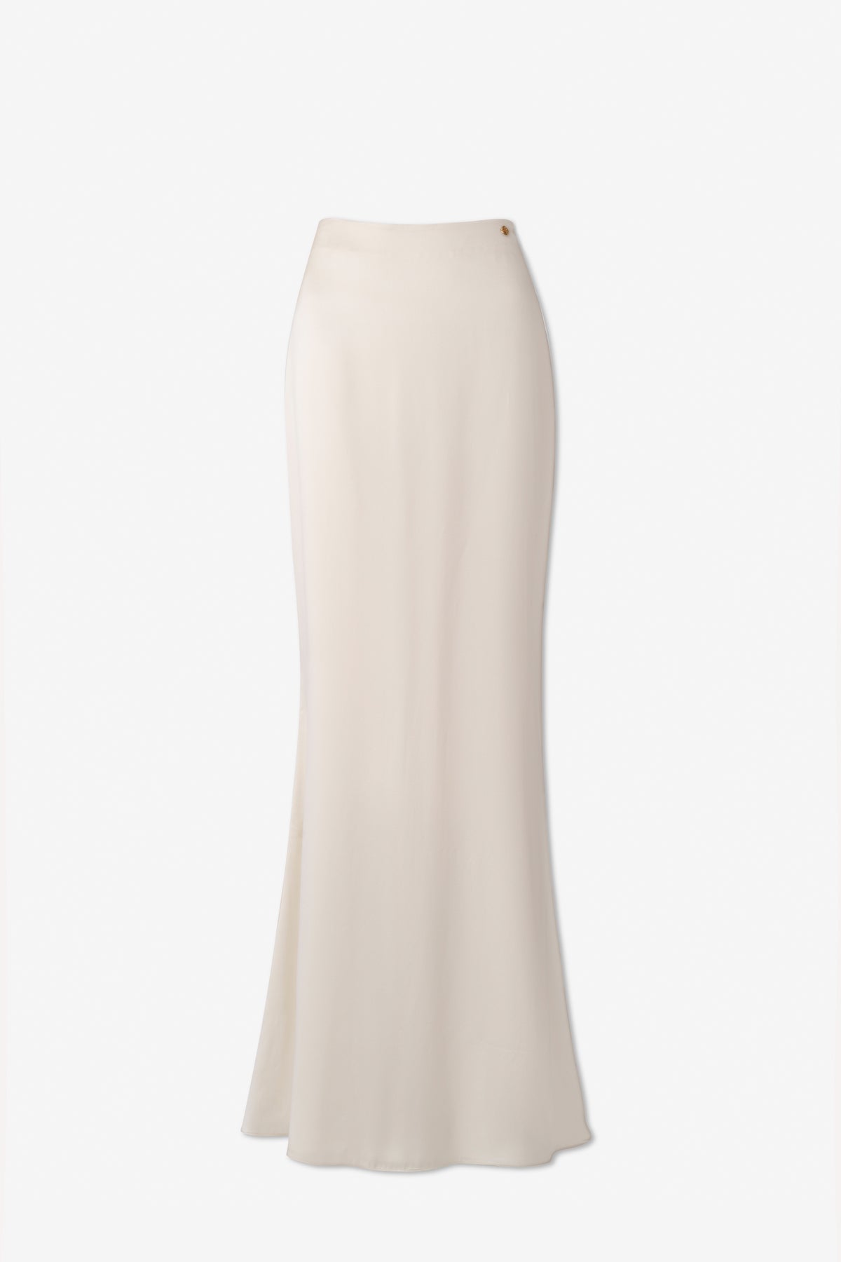 Giulia Skirt in Pearl Silk Satin