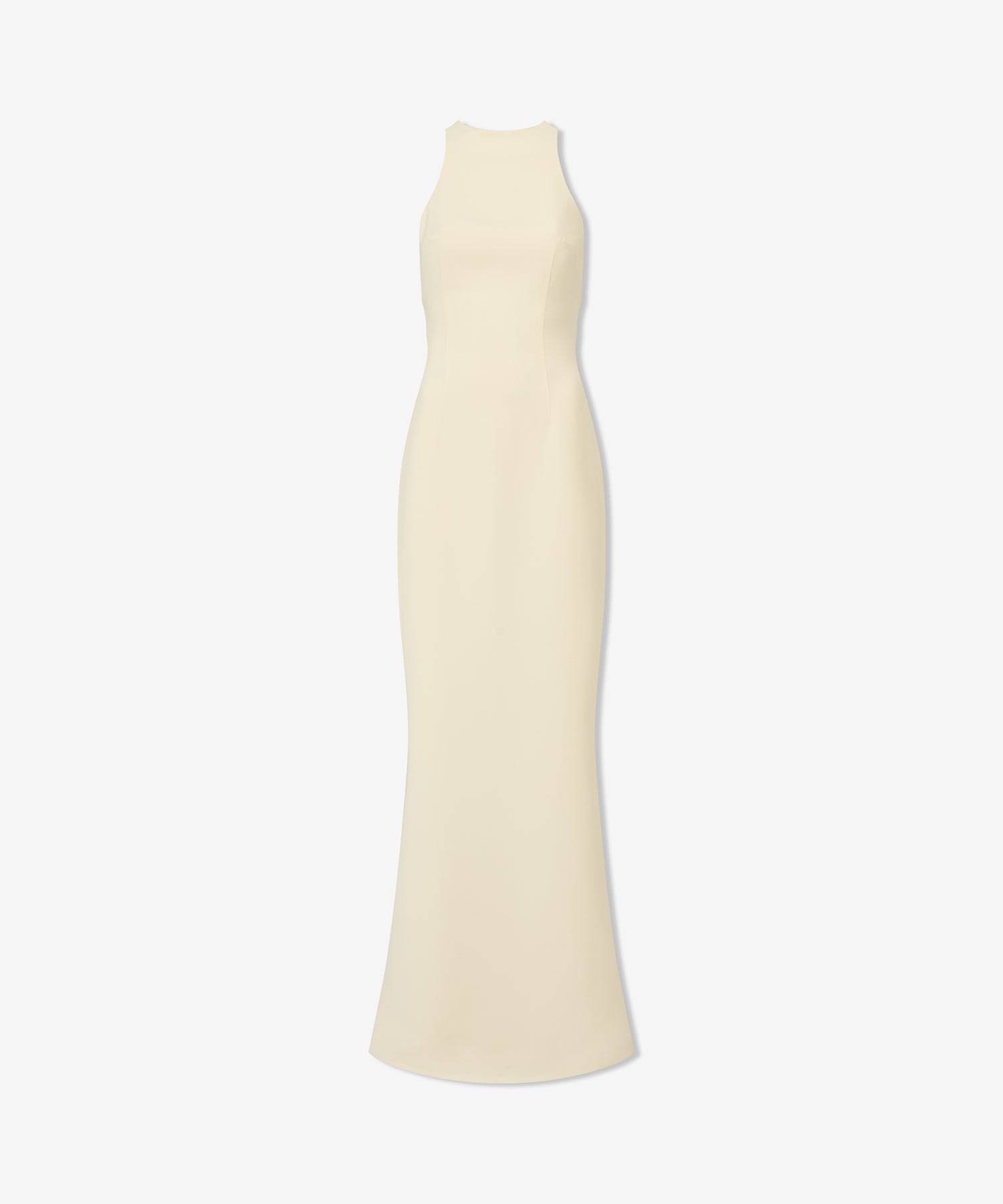 Rosalia Gown in Ivory Silk Cady