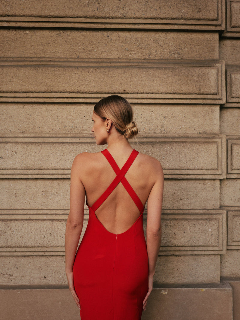 The Rosalia Dress in Silk Cady