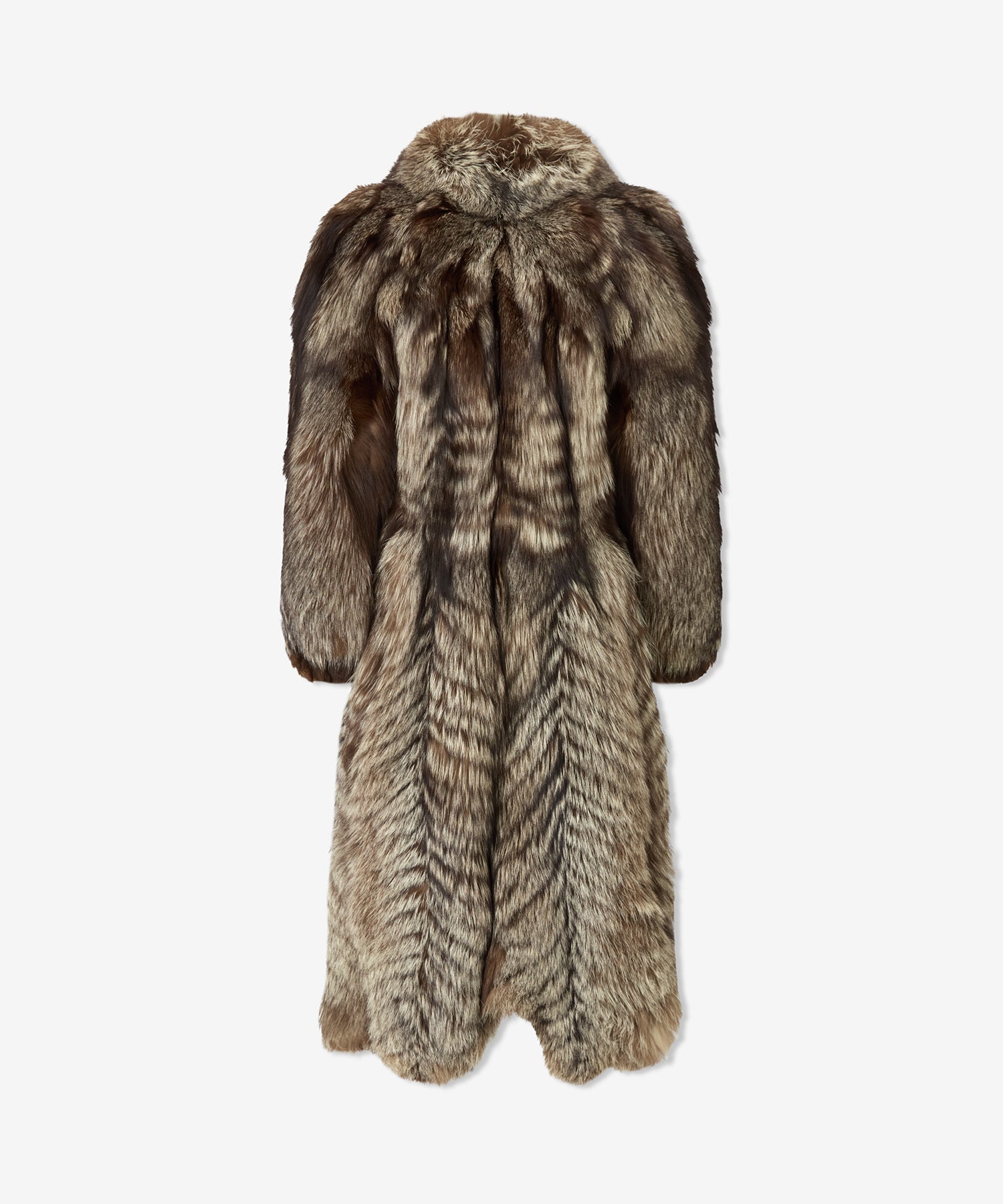 1960's Reimagined Vintage Fur Coat in Fox - Gallello Atelier