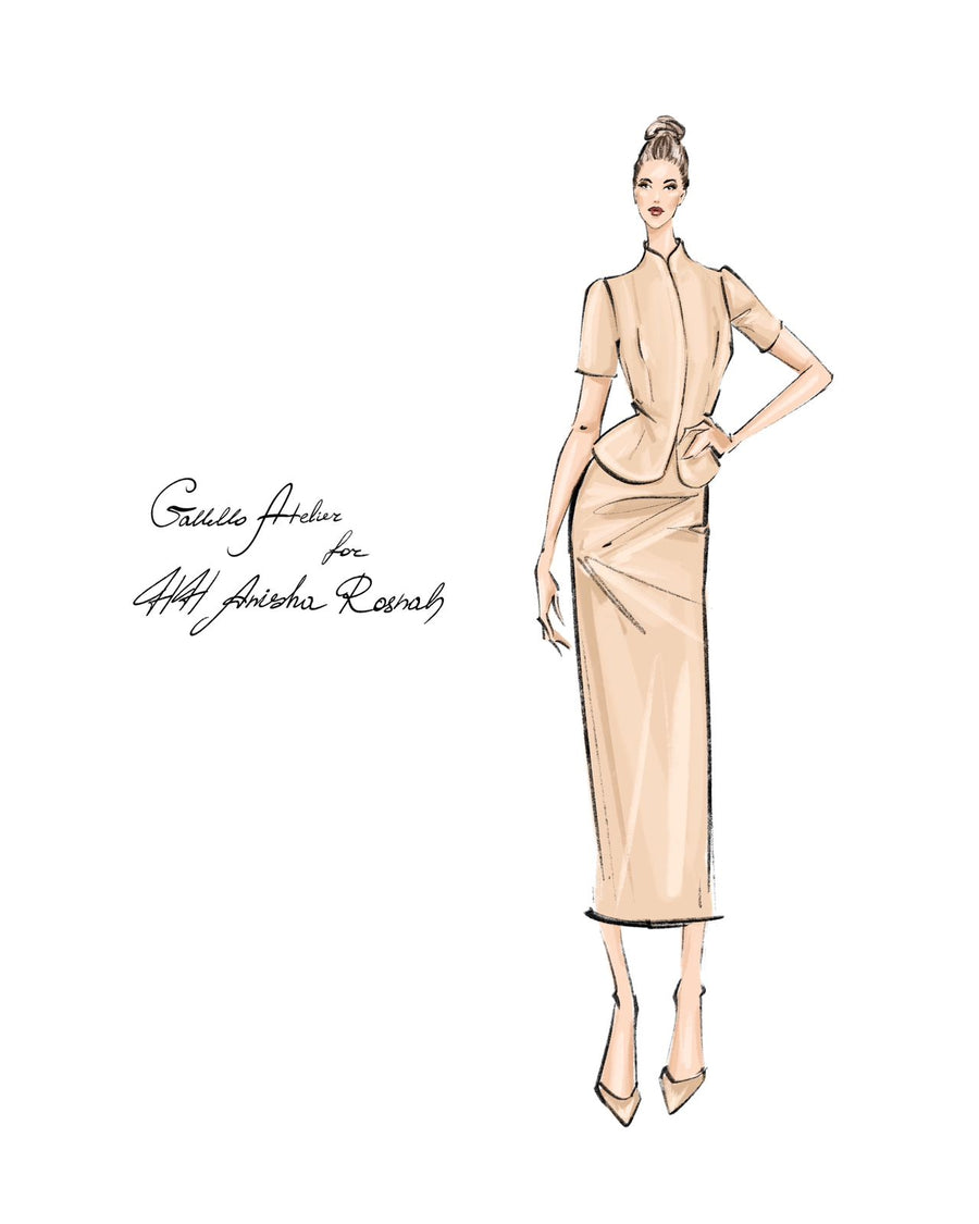 Bespoke Véronique Sketch