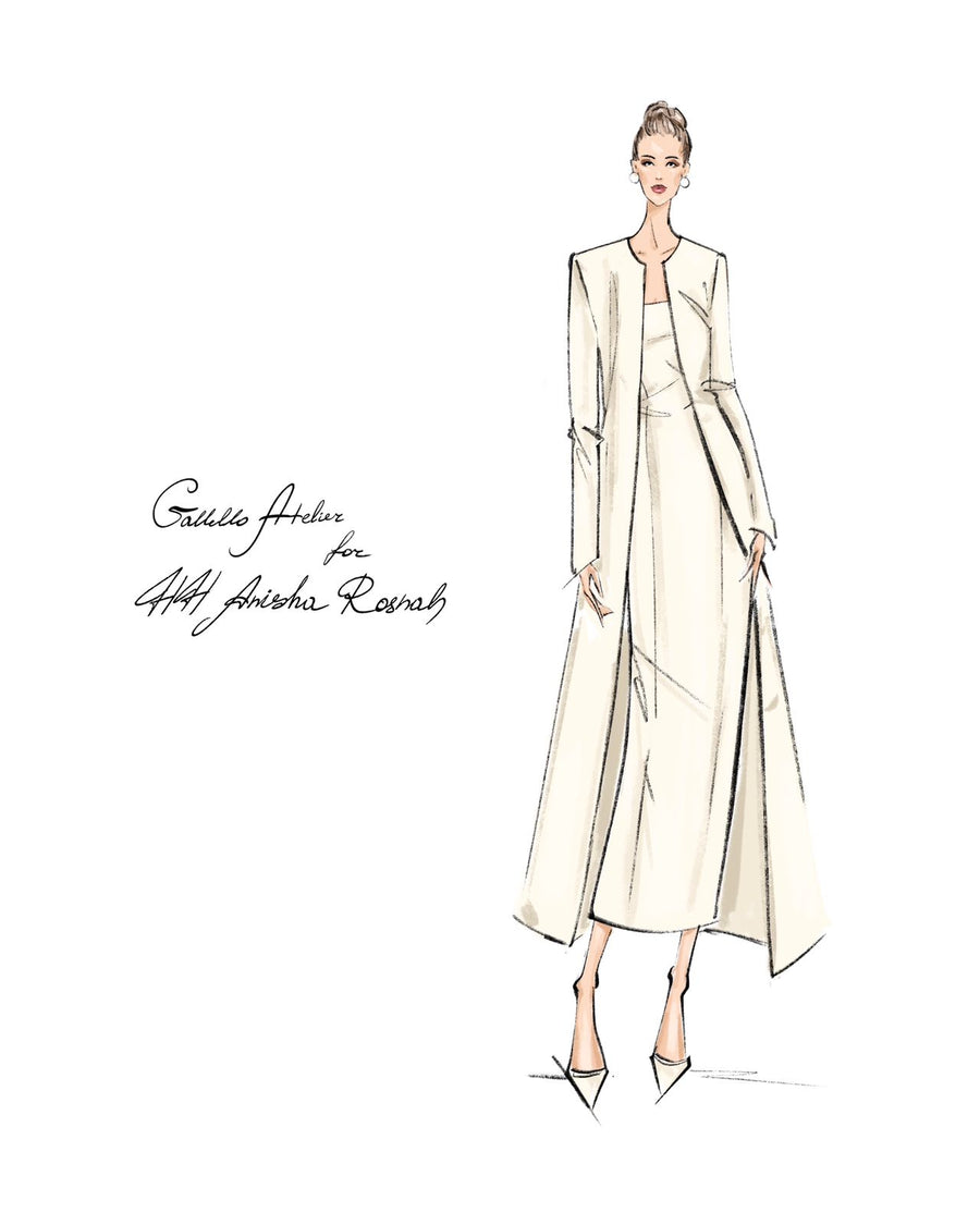 Bespoke Coat with Coordinating Dress