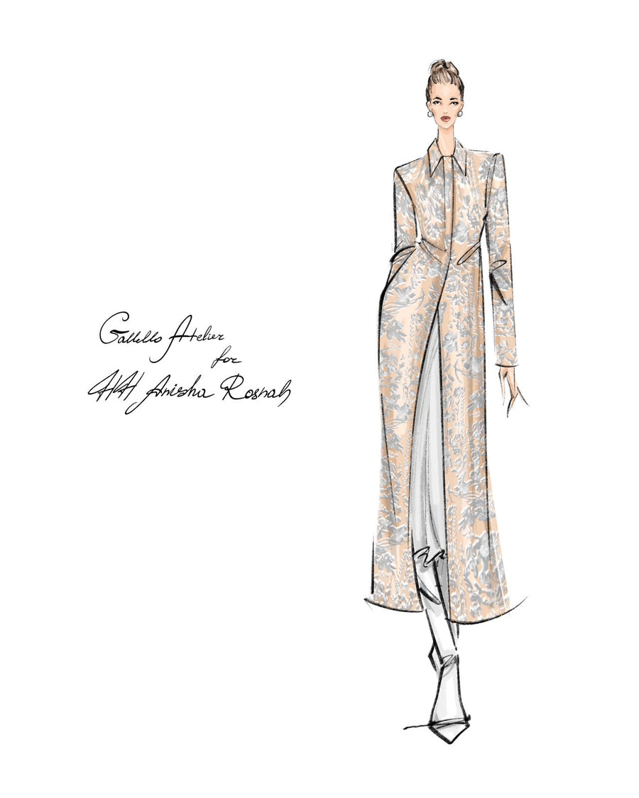 Bespoke Brocade Coat