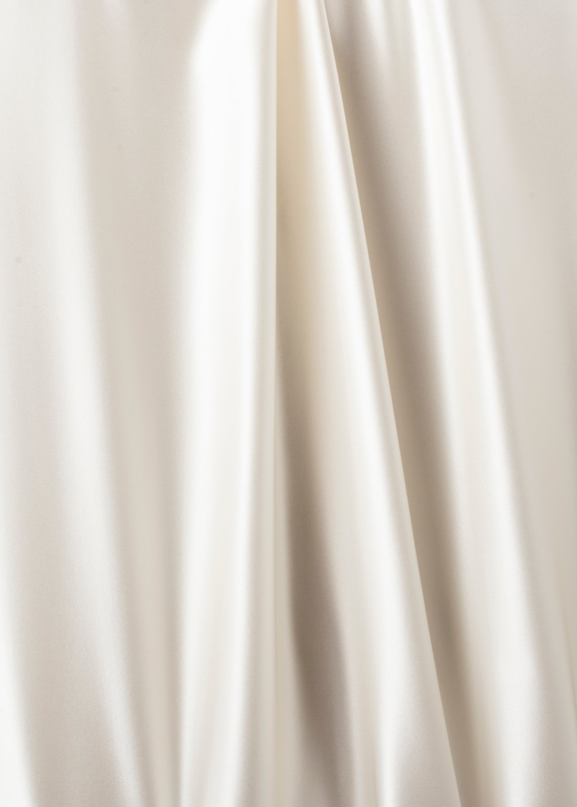 Giulia Skirt in Pearl Silk Satin